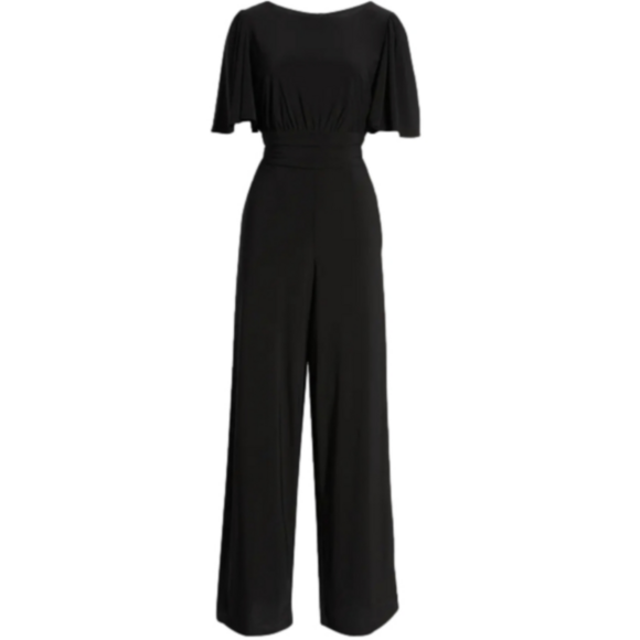 Julia Jordan Flutter Sleeve Jersey Jumpsuit - Picture 7 of 12